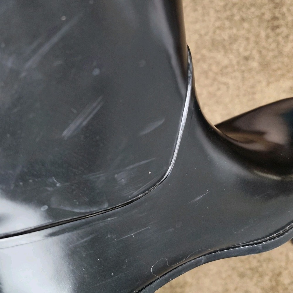 COACH Rain Boots Tall Women Shoes Black Size 10B 40 260(1.5) SEE BCL.0ME-00 - Picture 16 of 16